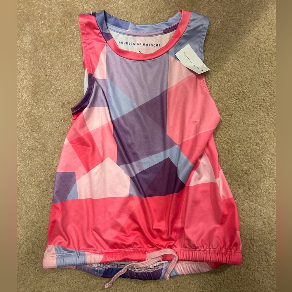 NWT rockets of awesome girls size 8 tank